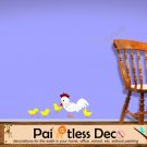 Chicken and Baby Chicks Wall Decal -ec