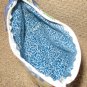 Zipper Pouch - Floral - Multicolor / Blue - Water-resistant