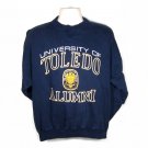 Toledo Alumni Fleece Shirt (Sweatshirt) Blue - L/S Adult Medium (M)