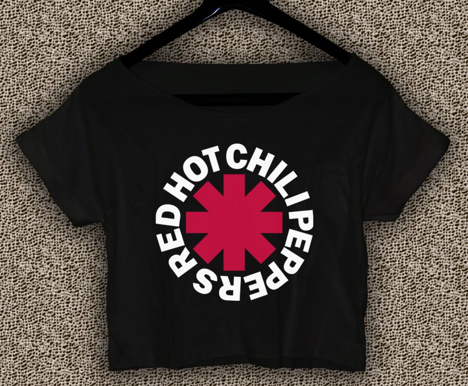 Red Hot Chili Peppers T-shirt Red Hot Chili Peppers Crop Top 01