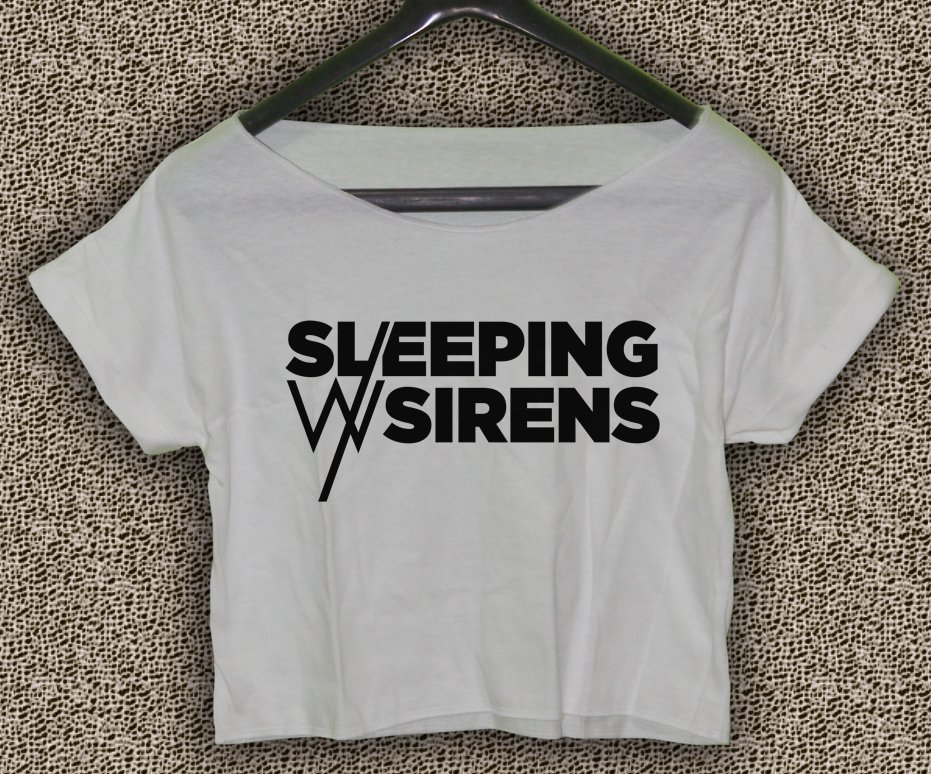 Sleeping With Sirens Tshirt Sleeping With Sirens Crop Top Sleeping