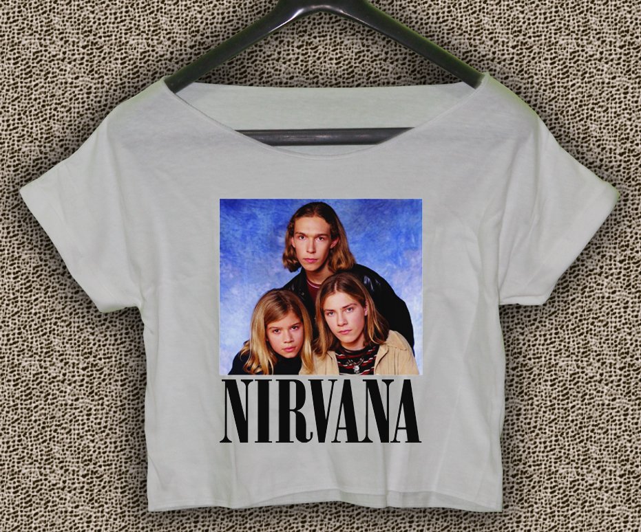 Nirvana Hanson T-shirt Nirvana Hanson Crop Top Nirvana Hanson Crop Tee ...