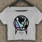 OWSLA Music T-shirt OWSLA Music Crop Top Skrillex Dubstep Trap Crop Tee OS#01