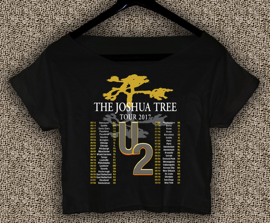 joshua tree tour shirt