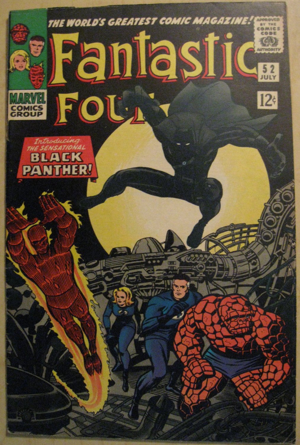 Fantastic Four 52 Jul 1966 1st Black Panther Wakanda