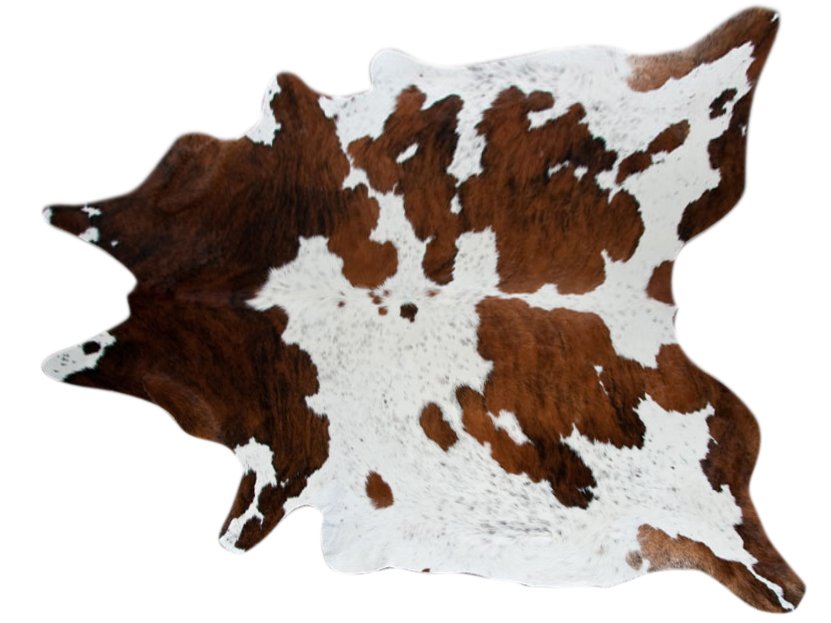 Tricolor Cowhide Area Rug Cow Hide - Size Large