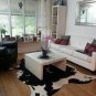 Black and White Brazilian Cowhide Rug Cow Hide Area Rugs - Size LARGE