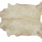 Champagne Brazilian Cowhide Rug Cow Hide Area Rugs - Size XL