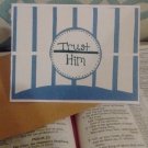 Set of 5 Hand Made "Trust Him" Cards with Envelopes