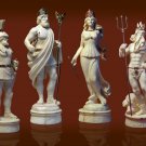 Chess set. Gift for men. Elite gift. Status. Rome. Antique. Napoleon. Russia. India. Mammoth bone.