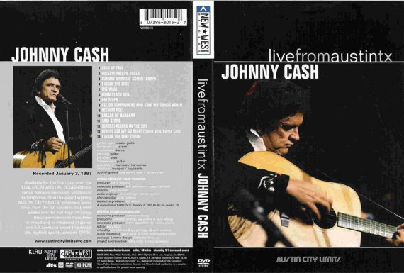 Johnny Cash - Live in Austin, TX 1987 DVD