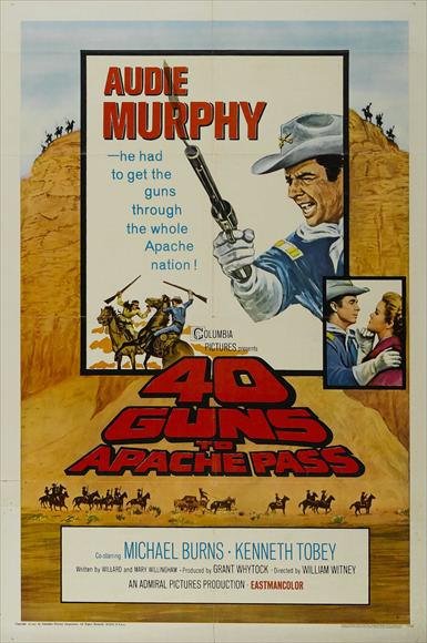 40 Guns To Apache Pass (1966) - Audie Murphy DVD