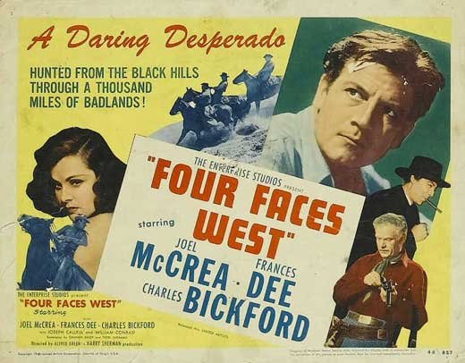 Four Faces West (1948) - Joel McCrea DVD