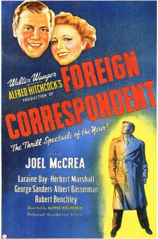 Foreign Correspondent (1940) - Alfred Hitchcock DVD