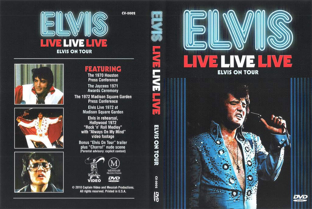 Elvis - Live Live Live - On Tour DVD