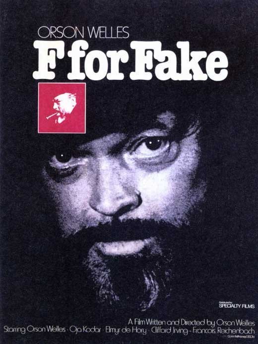 F For Fake (1976) - Orson Welles DVD