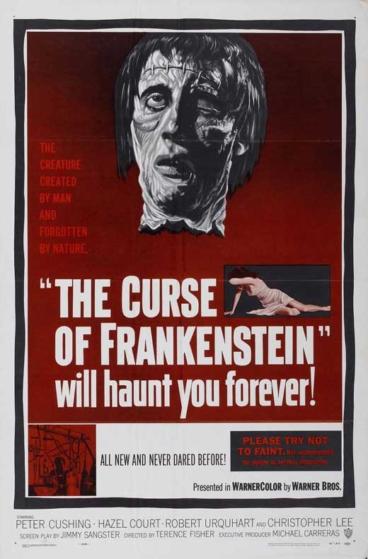 The Curse Of Frankenstein (1957) - Peter Cushing DVD