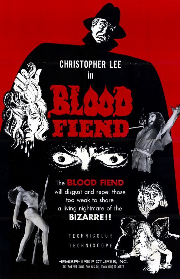 Blood Fiend AKA Theatre Of Death (1967) - Christopher Lee DVD