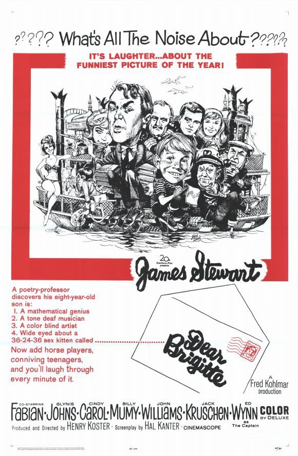 Dear Brigitte (1965) - James Stewart DVD