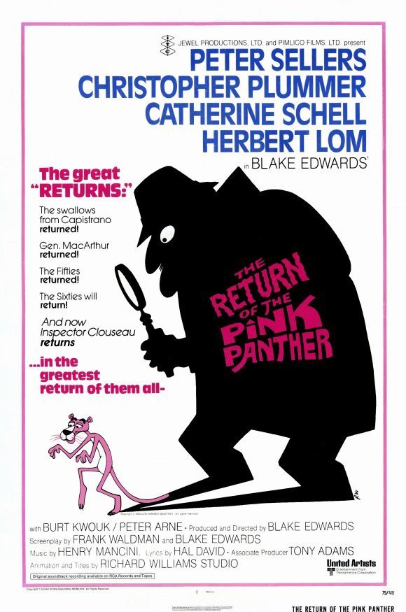 Pink Panther : The Return Of The Pink Panther (1975) DVD