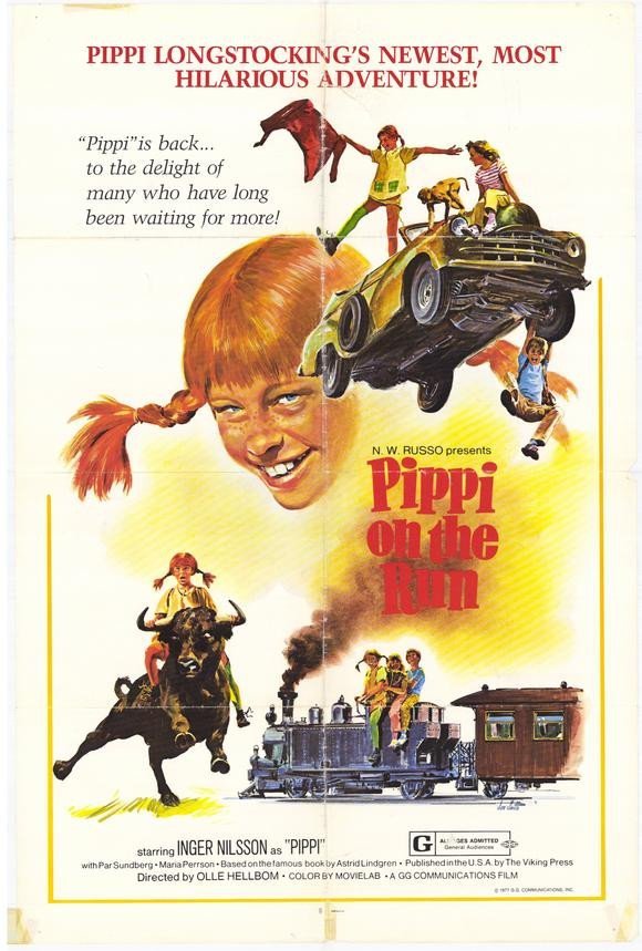 Pippi On The Run (1970) DVD