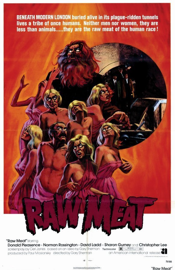 Raw Meat (1972) - Christopher Lee DVD