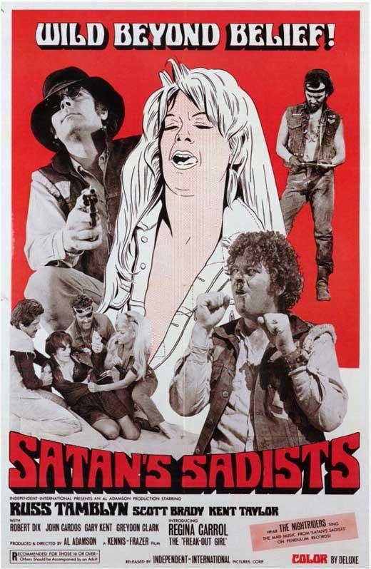 Satan&Acirc;&acute;s Sadists (1969) - Al Adamson DVD