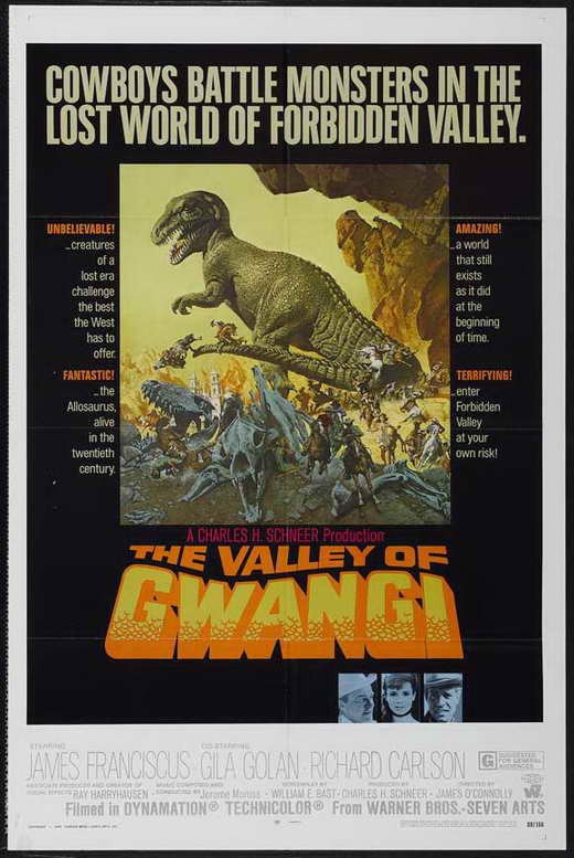 The Valley Of Gwangi (1969) - James Franciscus DVD