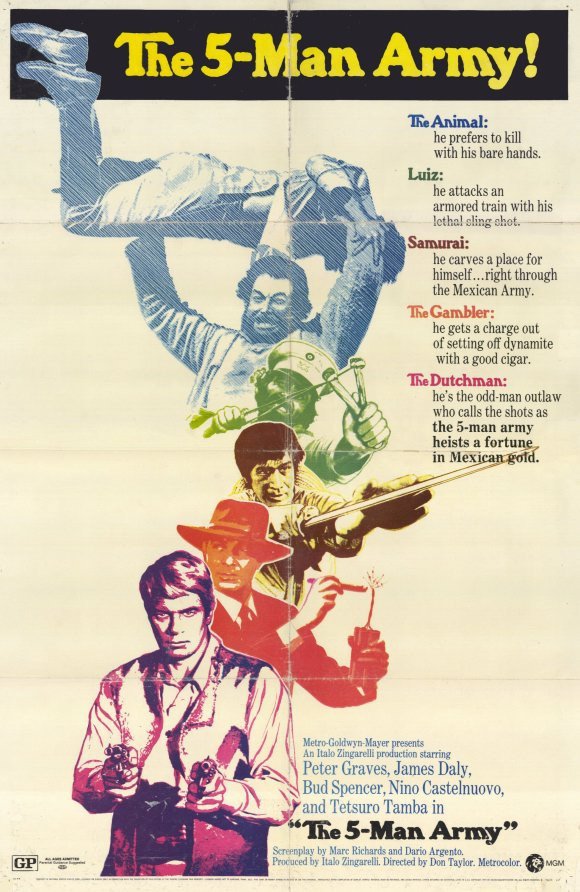 Five Man Army (1969) - Bud Spencer DVD