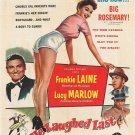He Laughed Last (1956) - Frankie Laine DVD