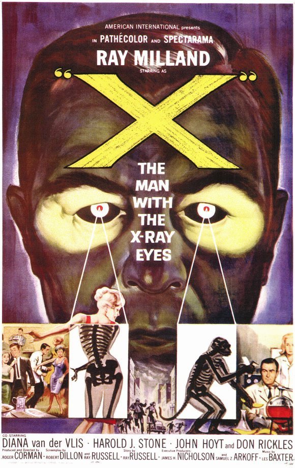 X- The Man With X-Ray Eyes (1963) - Ray Milland DVD