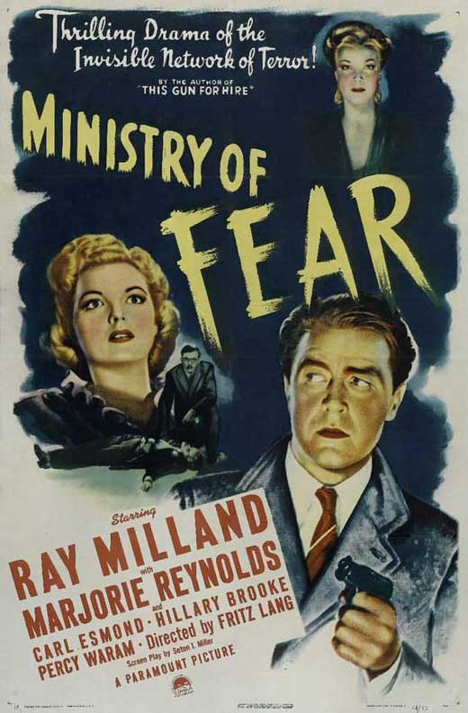 Ministry Of Fear (1944) - Ray Milland DVD