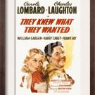 They Knew What They Wanted (1940) - Charles Laughton DVD