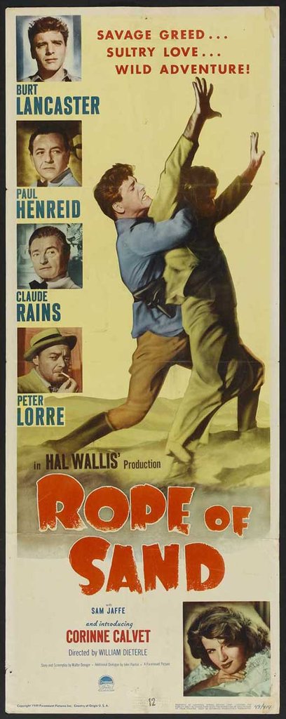 Rope Of Sand (1949) - Burt Lancaster DVD