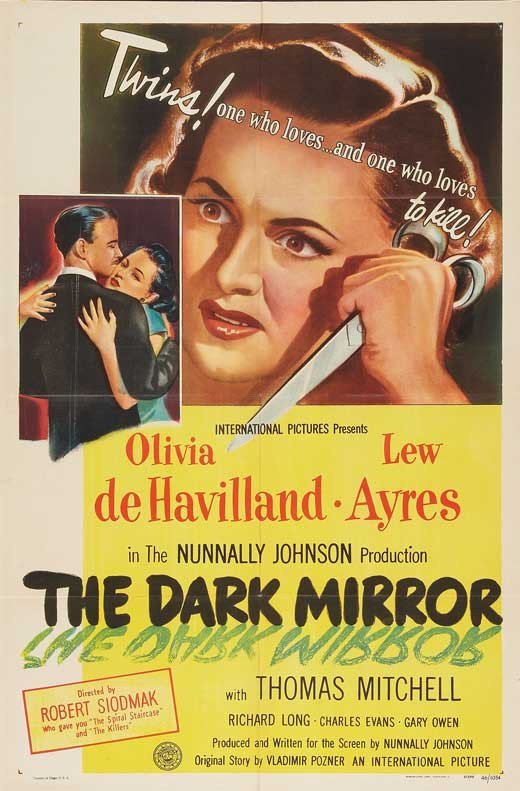 The Dark Mirror (1946) - Olivia De Havilland DVD