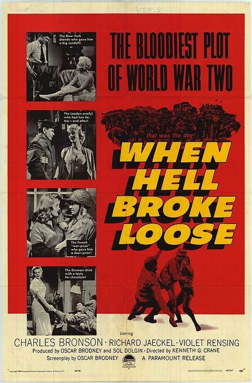 When Hell Broke Loose (1958) - Charles Bronson DVD