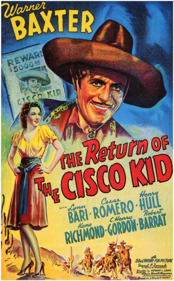 Return Of The Cisco Kid (1939) - Warner Baxter DVD
