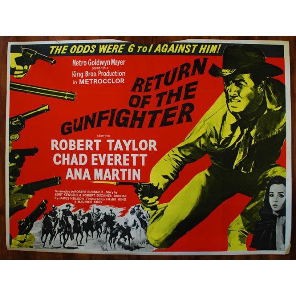 Return Of The Gunfighter (1967) - Robert Taylor Dvd