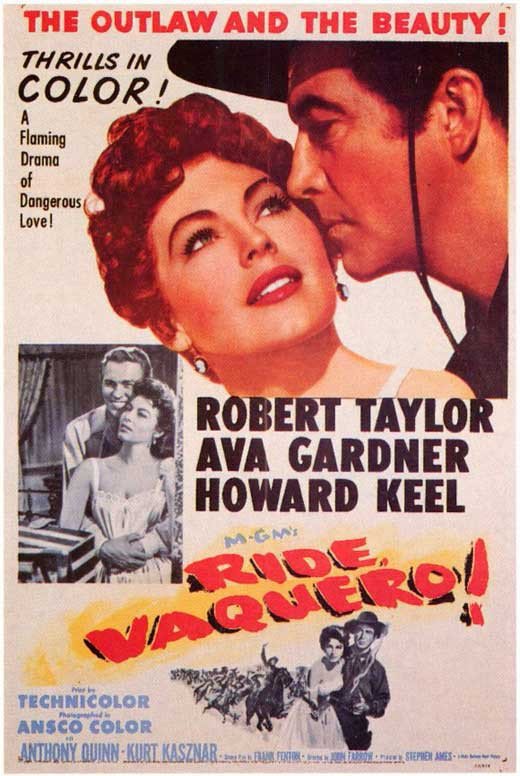 Ride Vaquero (1953) - Robert Taylor DVD