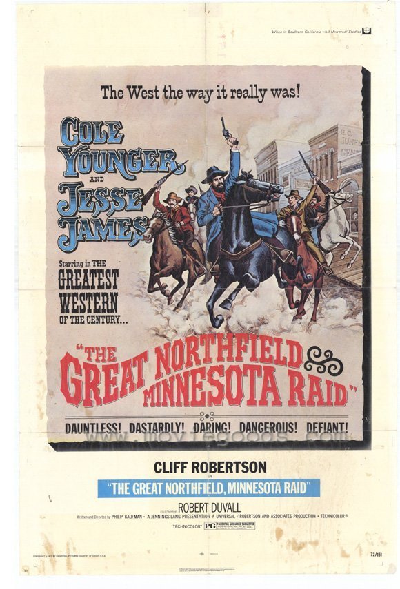 The Great Northfield Minnesota Raid (1972) - Robert Duvall DVD