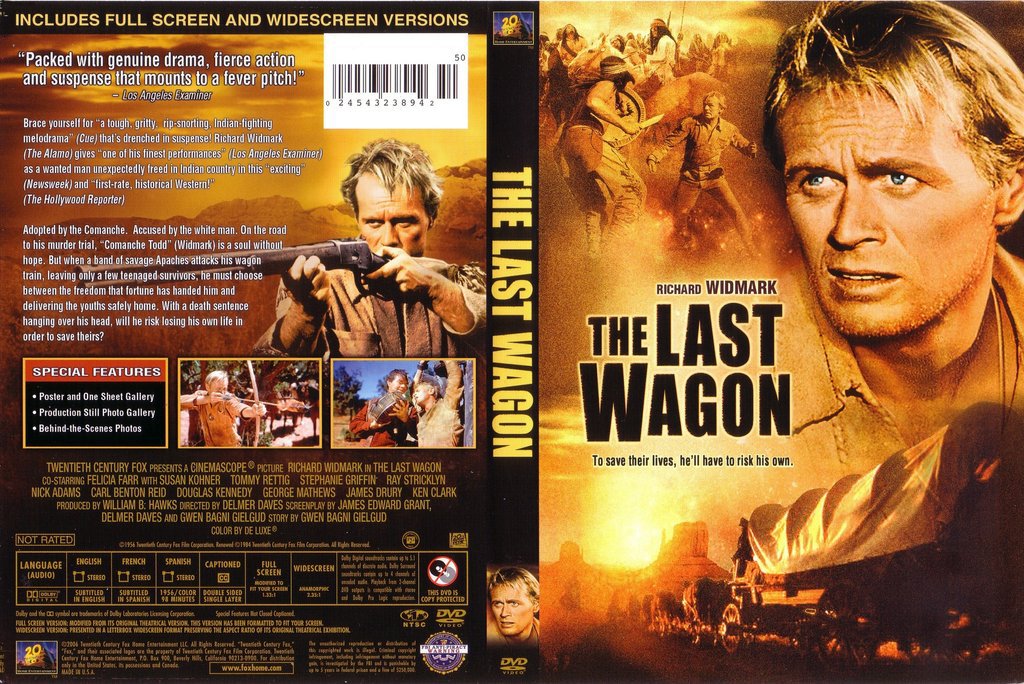 The Last Wagon (1956) - Richard Widmark DVD