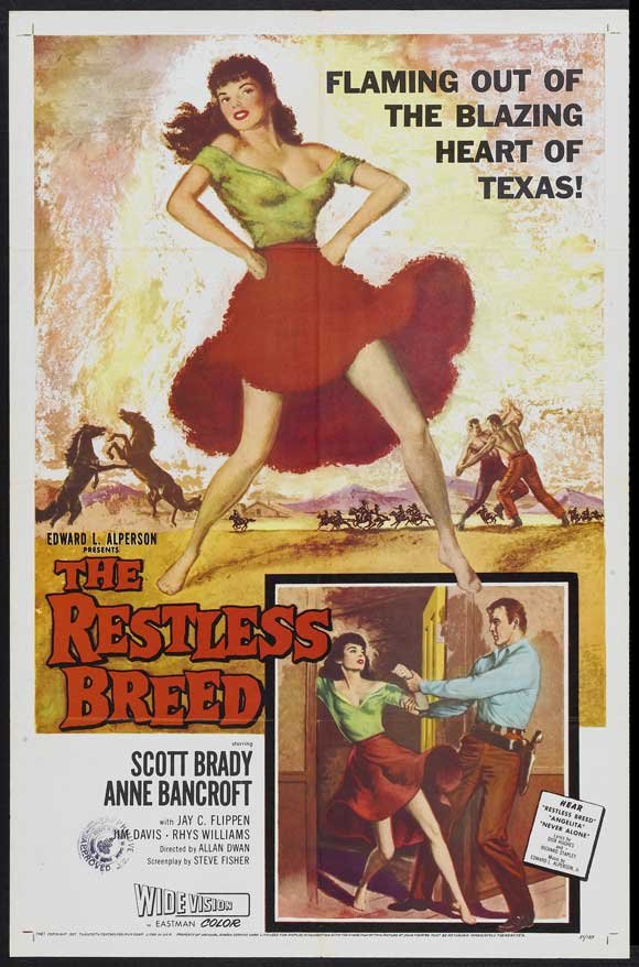 The Restless Breed (1957) - Anne Bancroft DVD