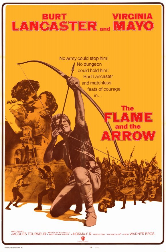 The Flame And The Arrow (1950) - Burt Lancaster DVD