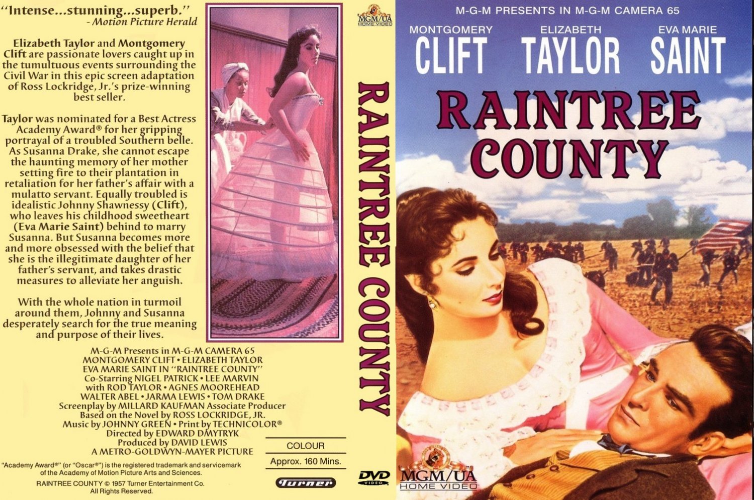 Raintree Country (1957) - Elizabeth Taylor  DVD