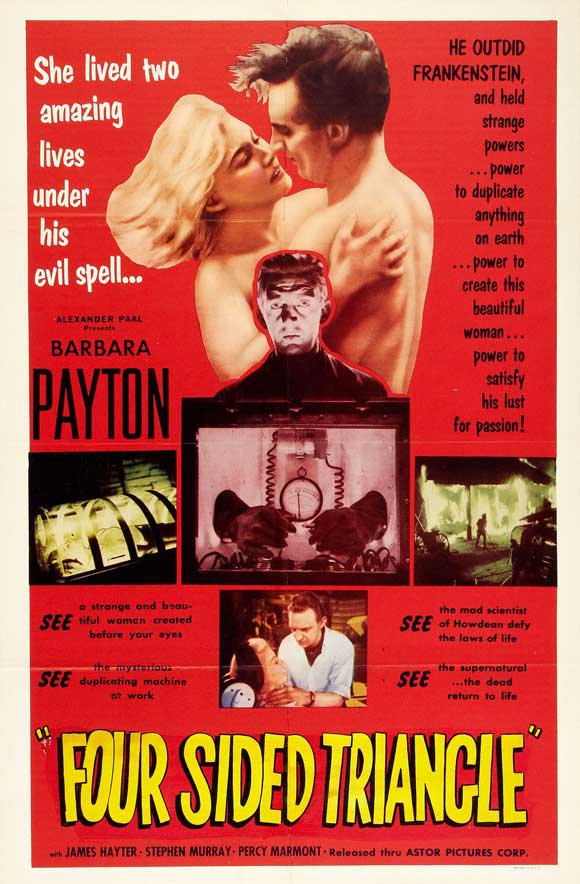 Four Sided Triangle (1952) - John Van Eyssen  DVD