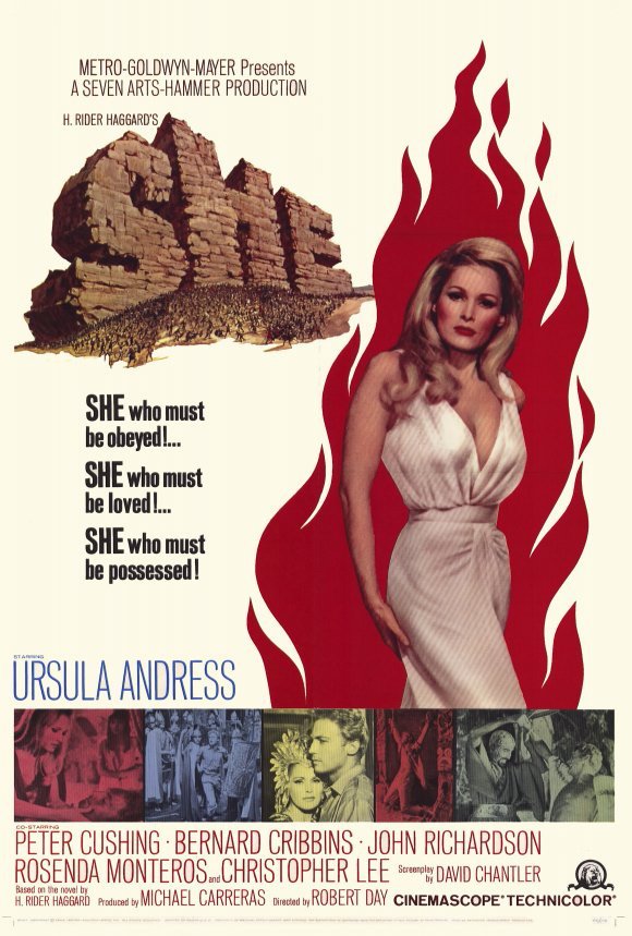 She (1968) - Christopher Lee DVD