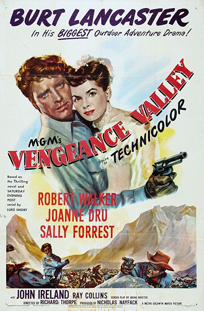 Vengeance Valley (1950) - Burt Lancaster  DVD