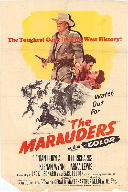 The Marauders (1955) - Dan Duryea  DVD