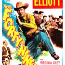 The Forty-Niners (1954) - Bill Elliott  DVD