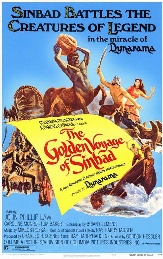 The Golden Voyage Of Sinbad (1973) - John Philip Law  DVD